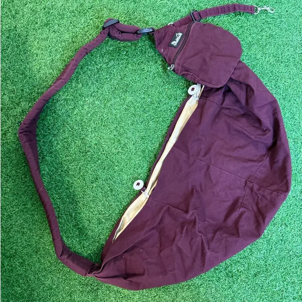 SlowTon Dog Cat Sling Padded Adjustable Papoose Small Pet Carrier Hands Free